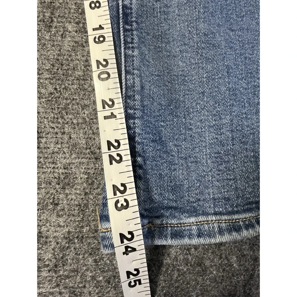 J.Crew midrise Flare Crop‎ Jeans Women 33p Blue Light Wash